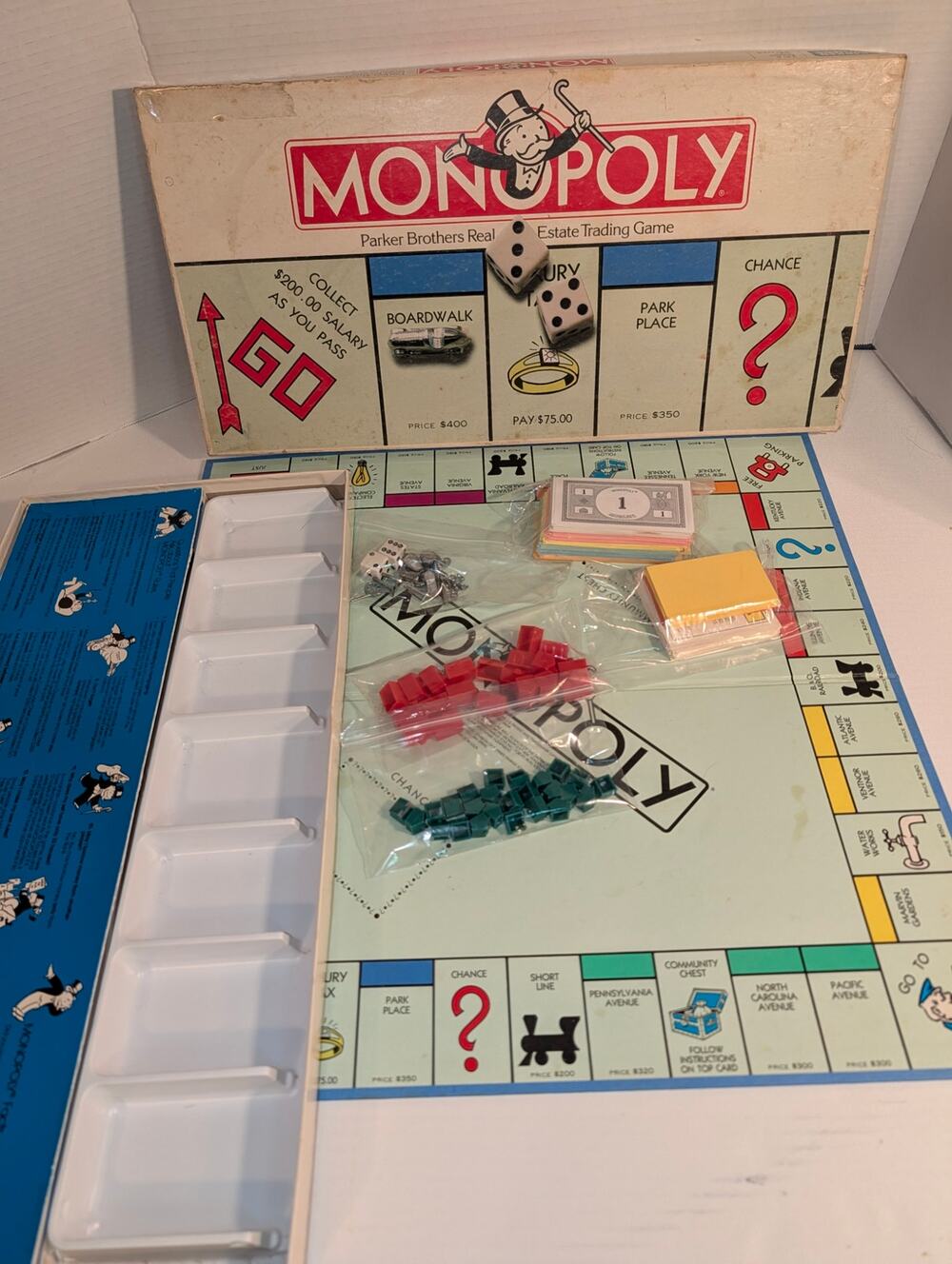 Vintage 1978 PB Monopoly Board Game Complete